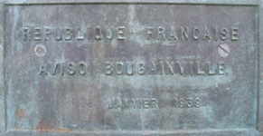 Plaque du Bougainville